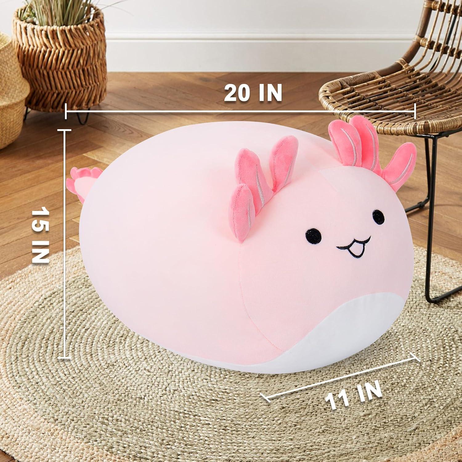 Juguete de Peluche Axolotl Wepop 50.8 cm Suave y Gigante