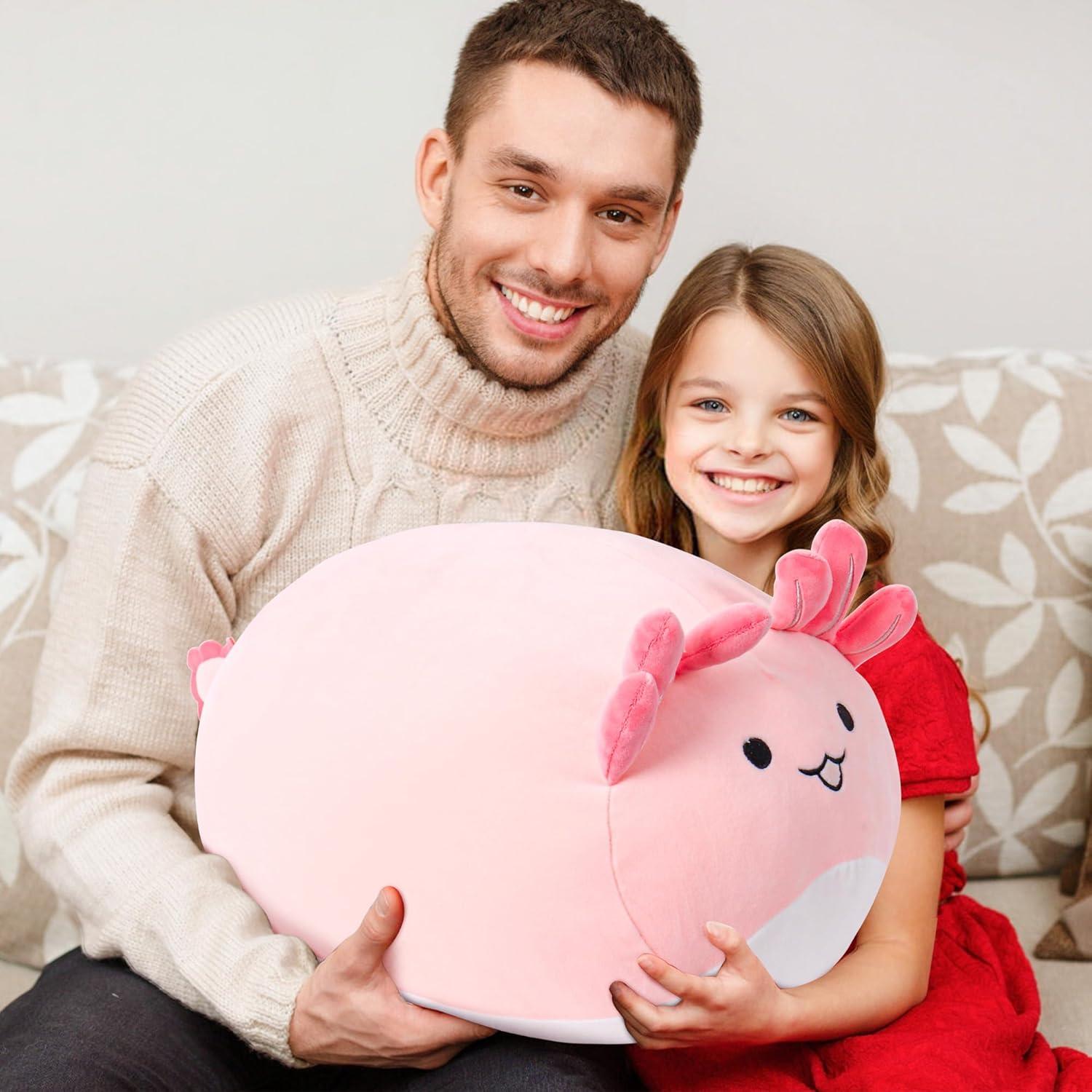 Juguete de Peluche Axolotl Wepop 50.8 cm Suave y Gigante