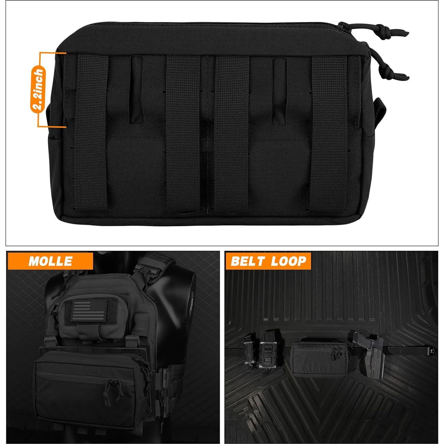 Bolsa Molle Táctica GP Ancha Tactical Cronex - Nylon Resistente