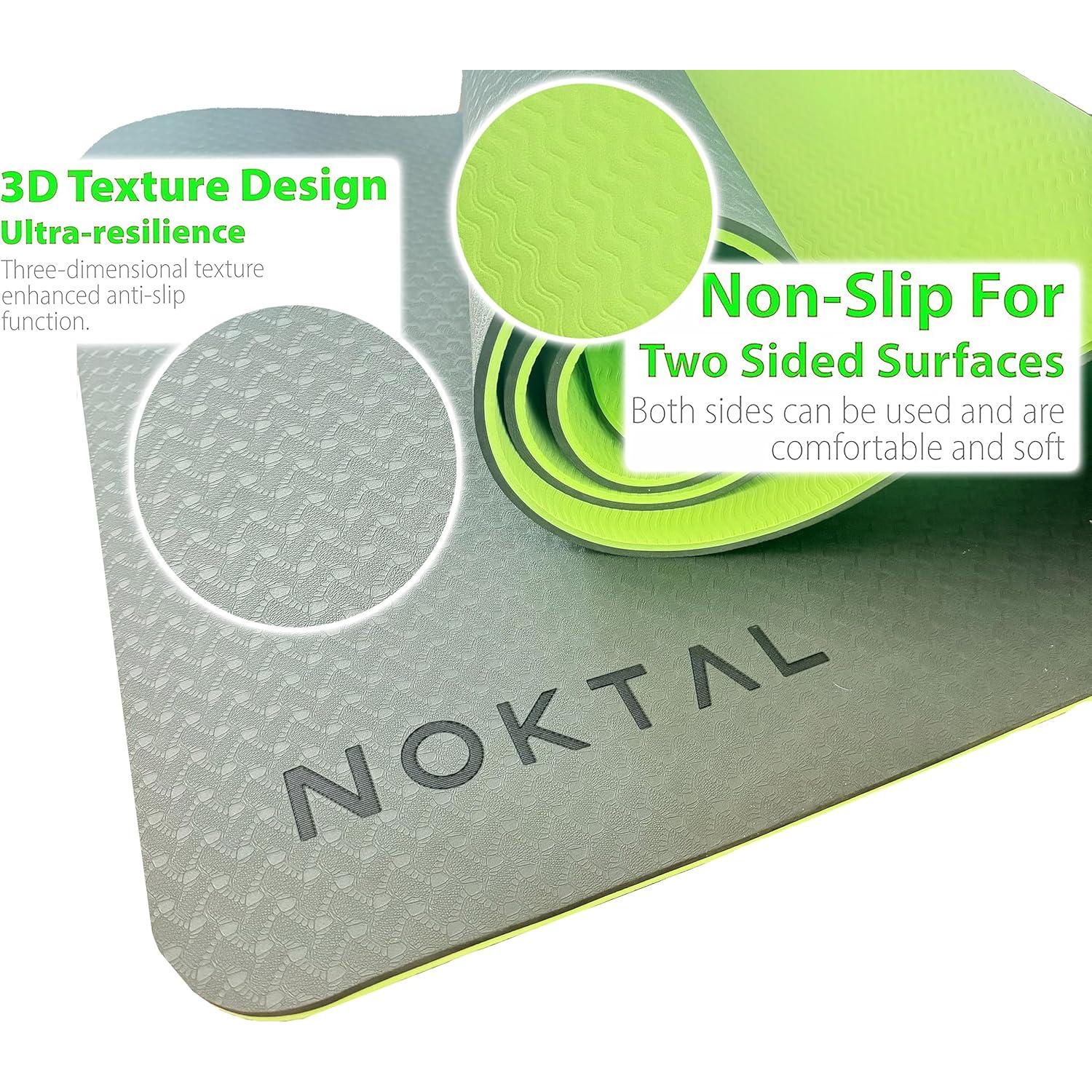 Esterilla de Yoga NOKTAL PRO Ecológica 182.88x60.96cm 8mm