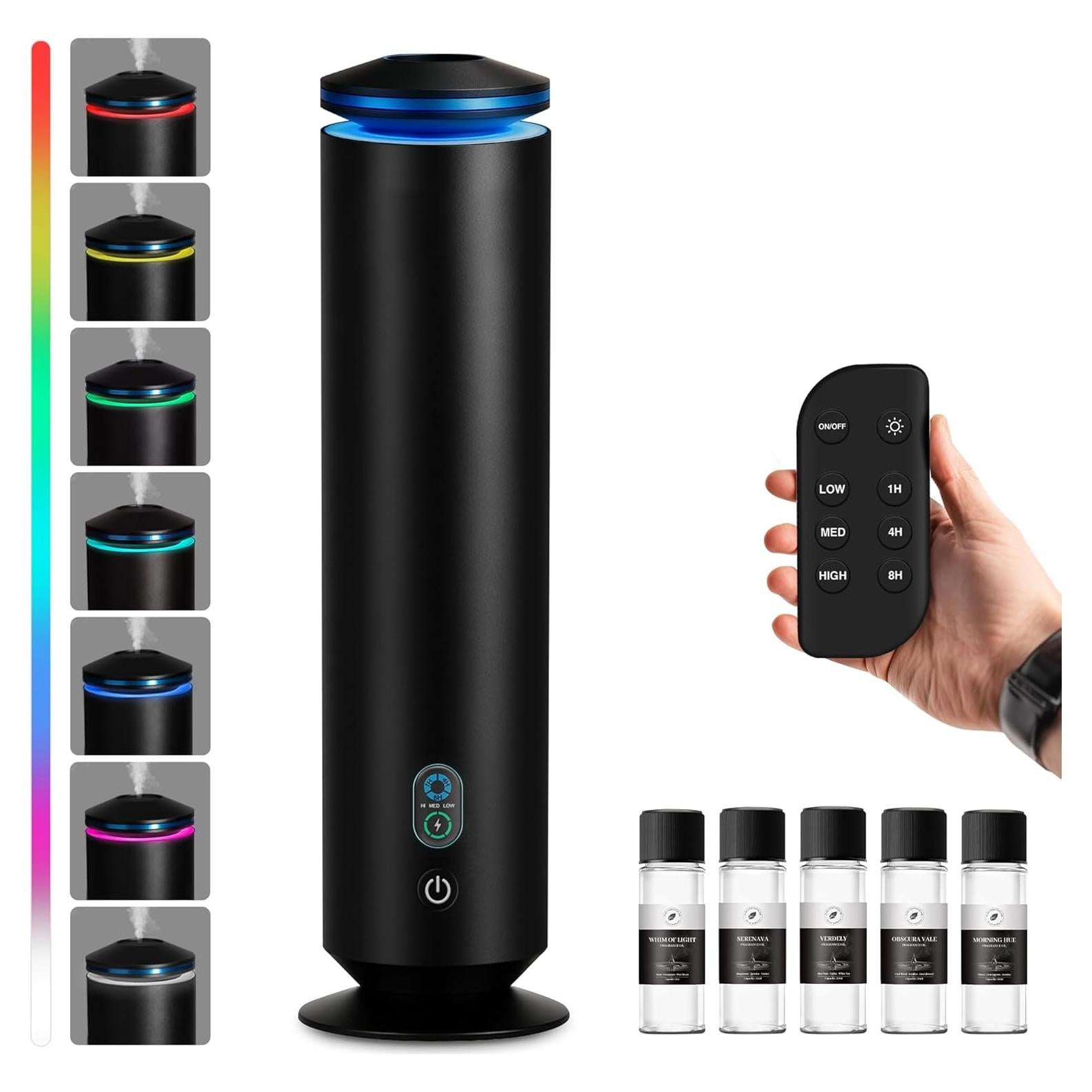 Difusor de Aroma Sin Agua Dnmmoo WD-B001 139.35 m² Negro