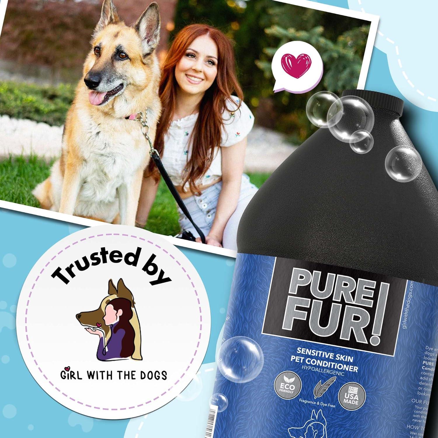 Acondicionador para Mascotas Pure Fur! Chica Con Los Perros 3.78L