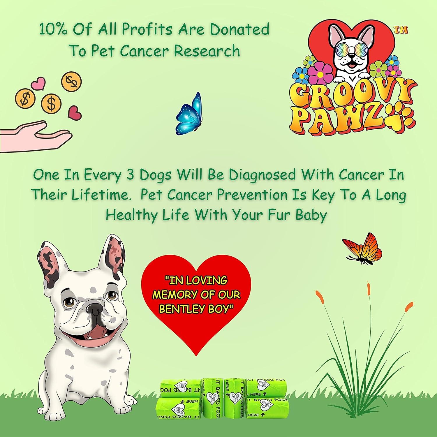 Bolsas de Poop Compostables Groovy Pawz 120 Unidades Ecológicas