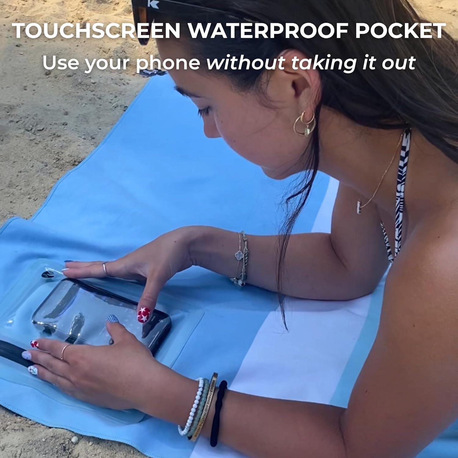 Toalla de Playa Go Anywhere Aqua Armour - Secado Rápido 76x152 cm