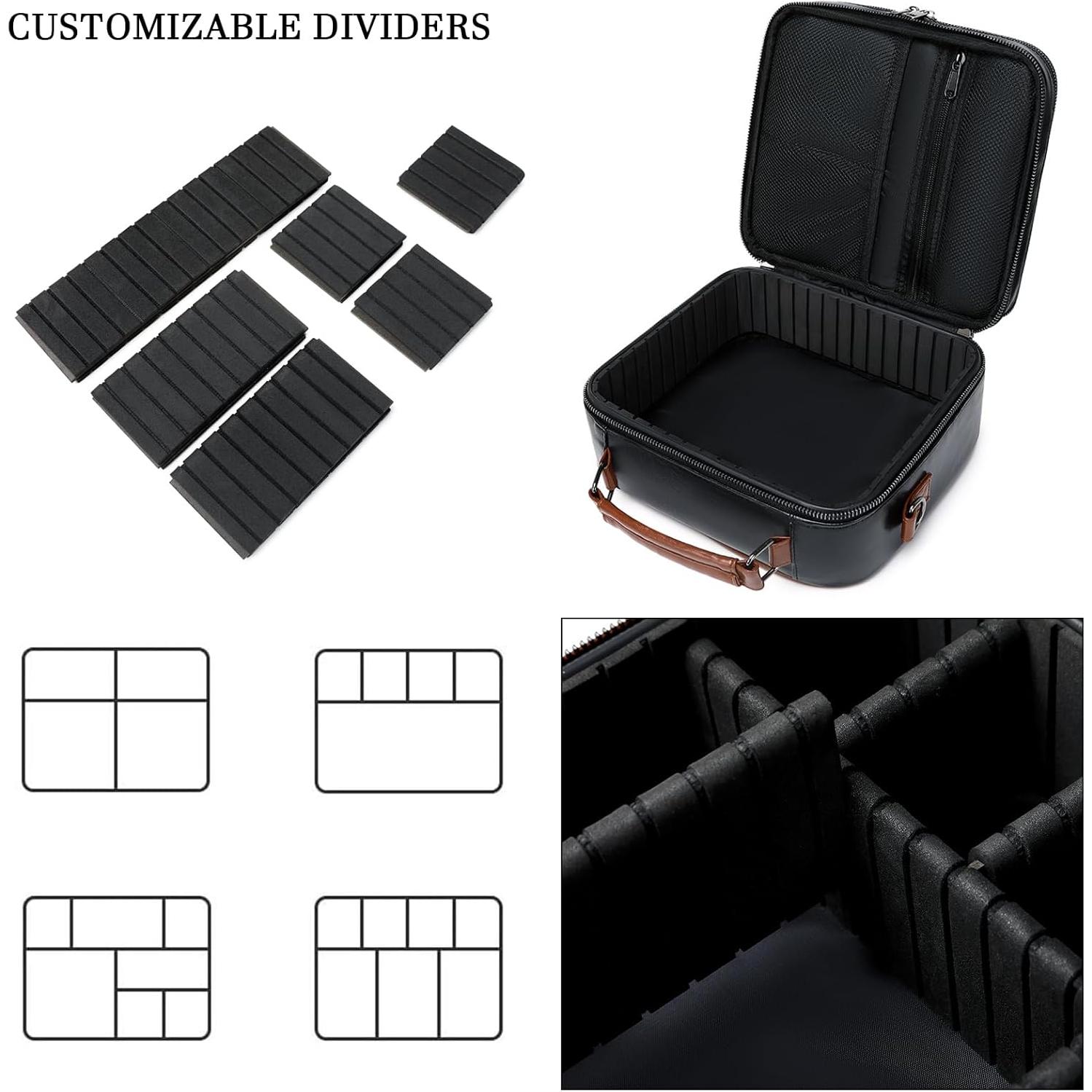 Organizador de Viaje Kyalou Negro, Funda Impermeable para Accesorios Electrónicos