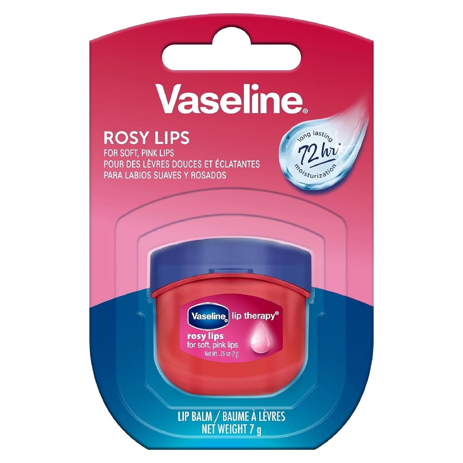 Bálsamo Labial Vaseline Rosy Lips Mini 8-Pack 7.09 g