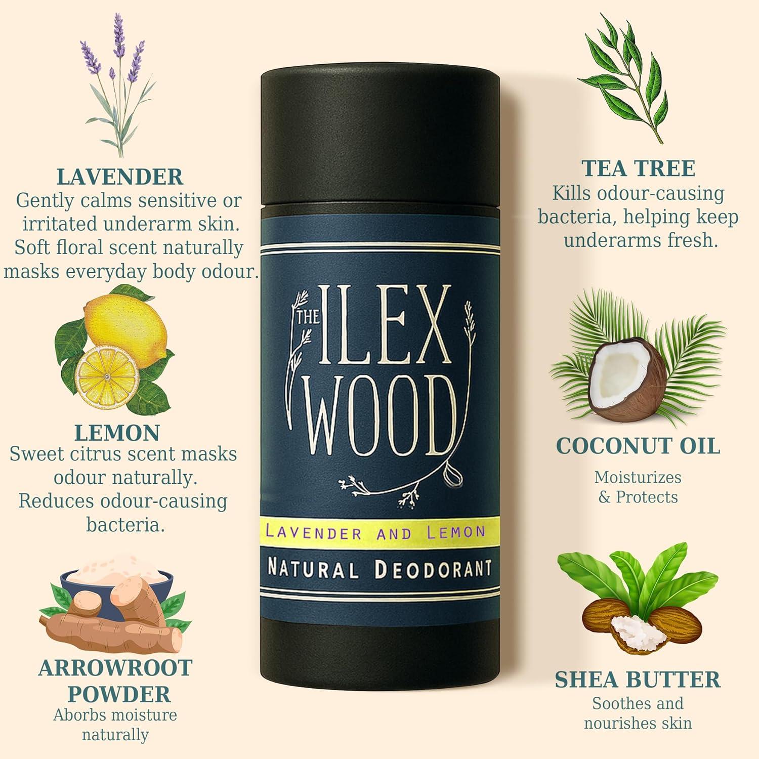 Desodorante Natural Lavanda y Limón El Bosque Ilex 70ml