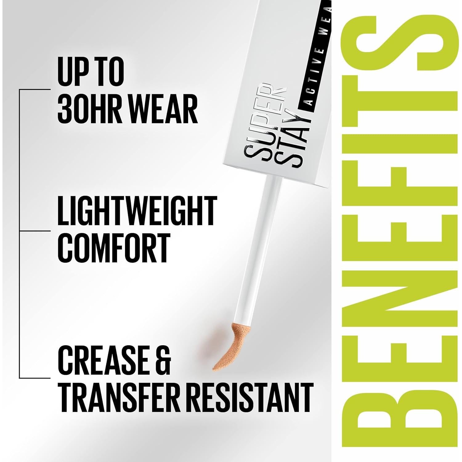 Corrector Líquido Maybelline Super Stay 9.8 ml, Cobertura Completa