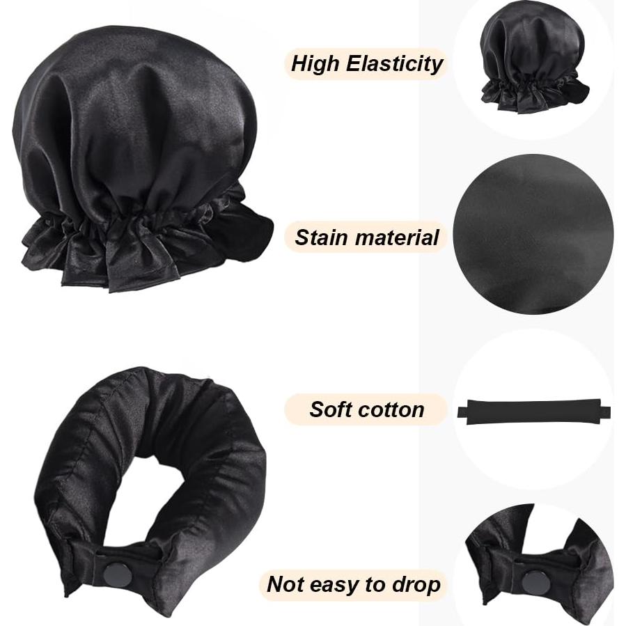 Conjunto de Rulos Sin Calor NuAngela - 3 Piezas para Todos los Cabellos