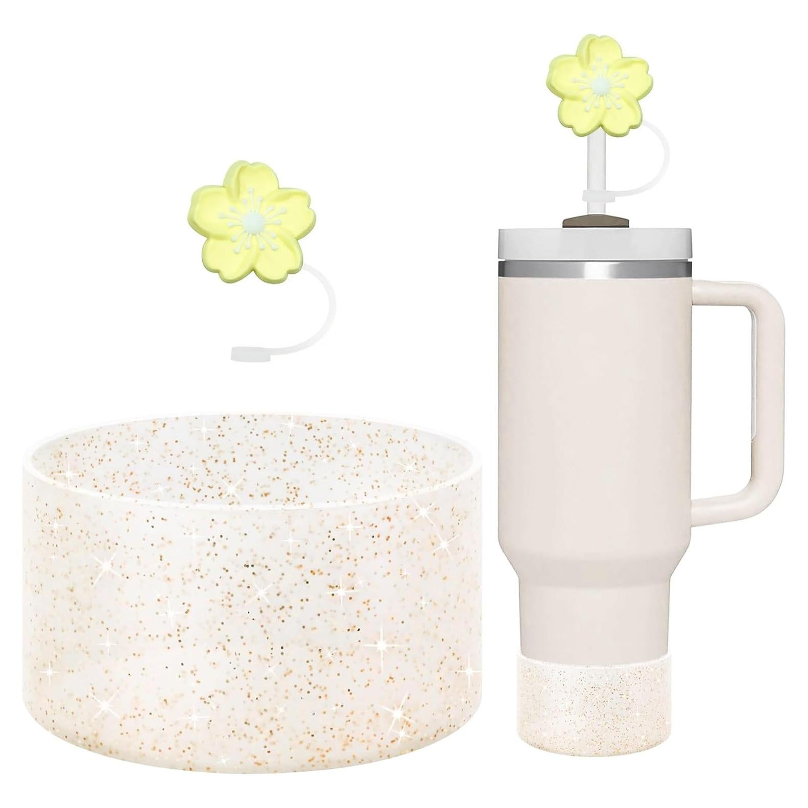 Bota de Silicona Brillante CHEMLLC para Stanley Cup 20-40 oz