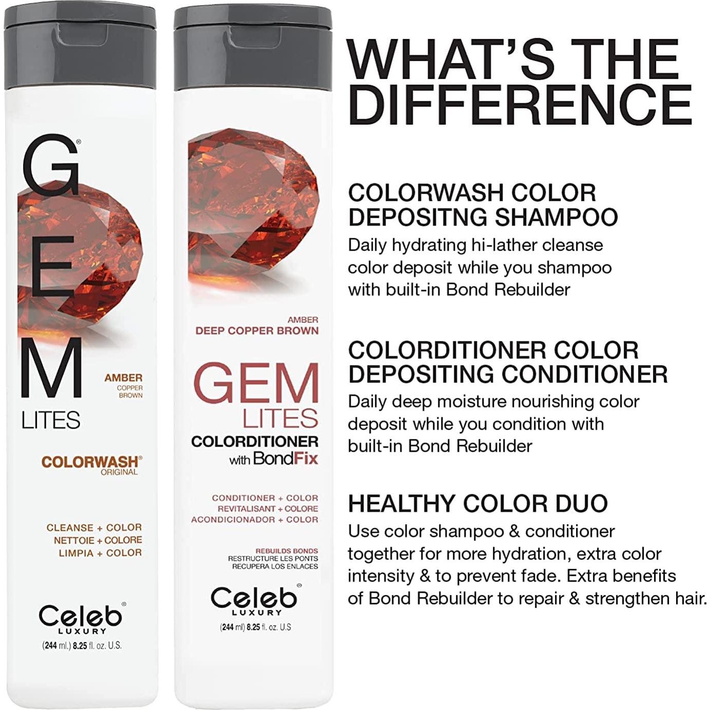 Acondicionador Depositor de Color Celeb Luxury Ámbar 226g