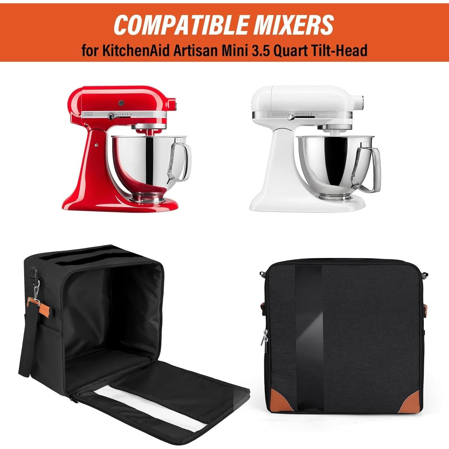 Cubierta para Batidora de Pie KitchenAid 4.5-5L con Bolsillos