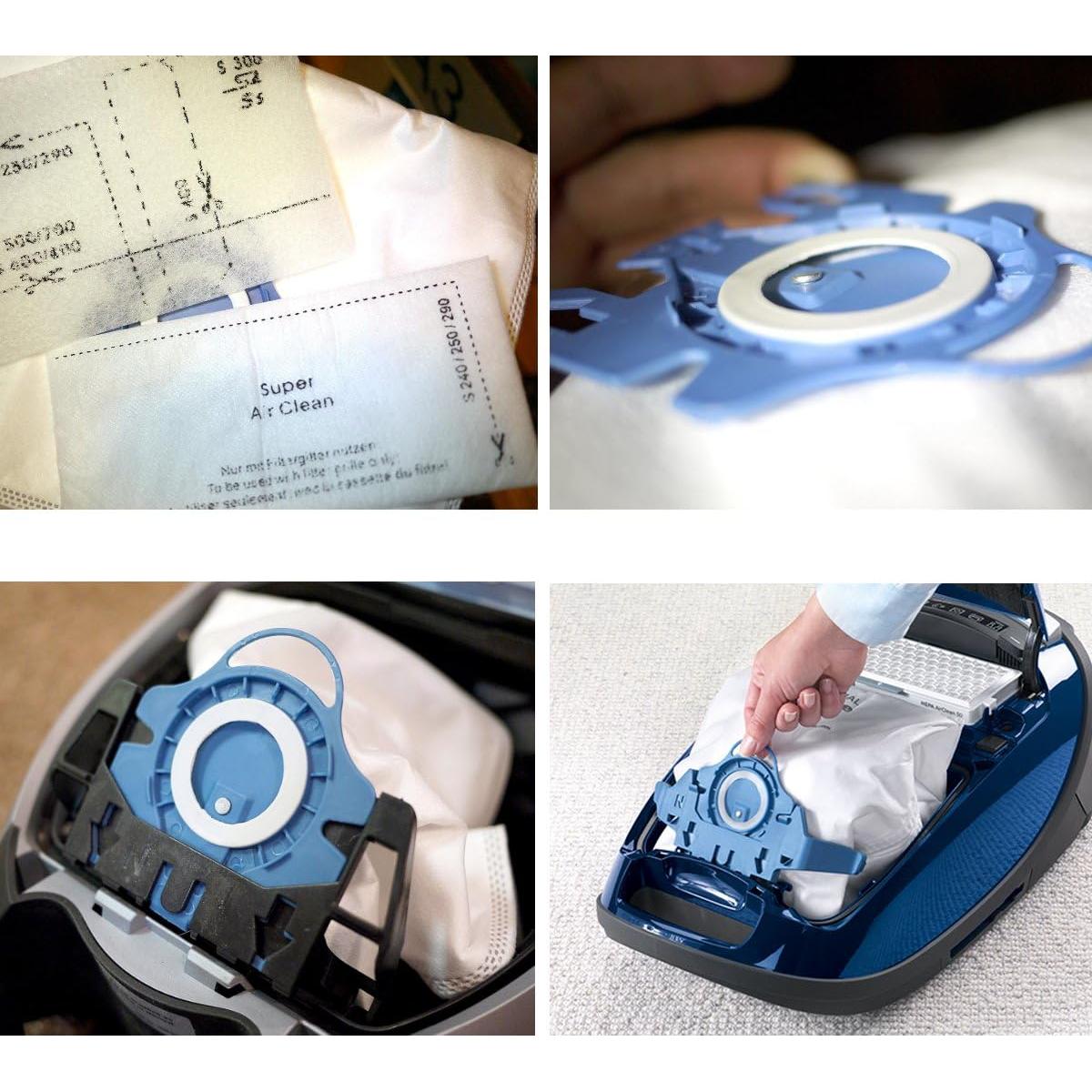 15 Bolsas de Aspiradora Miele GN con Filtros AirClean 3D