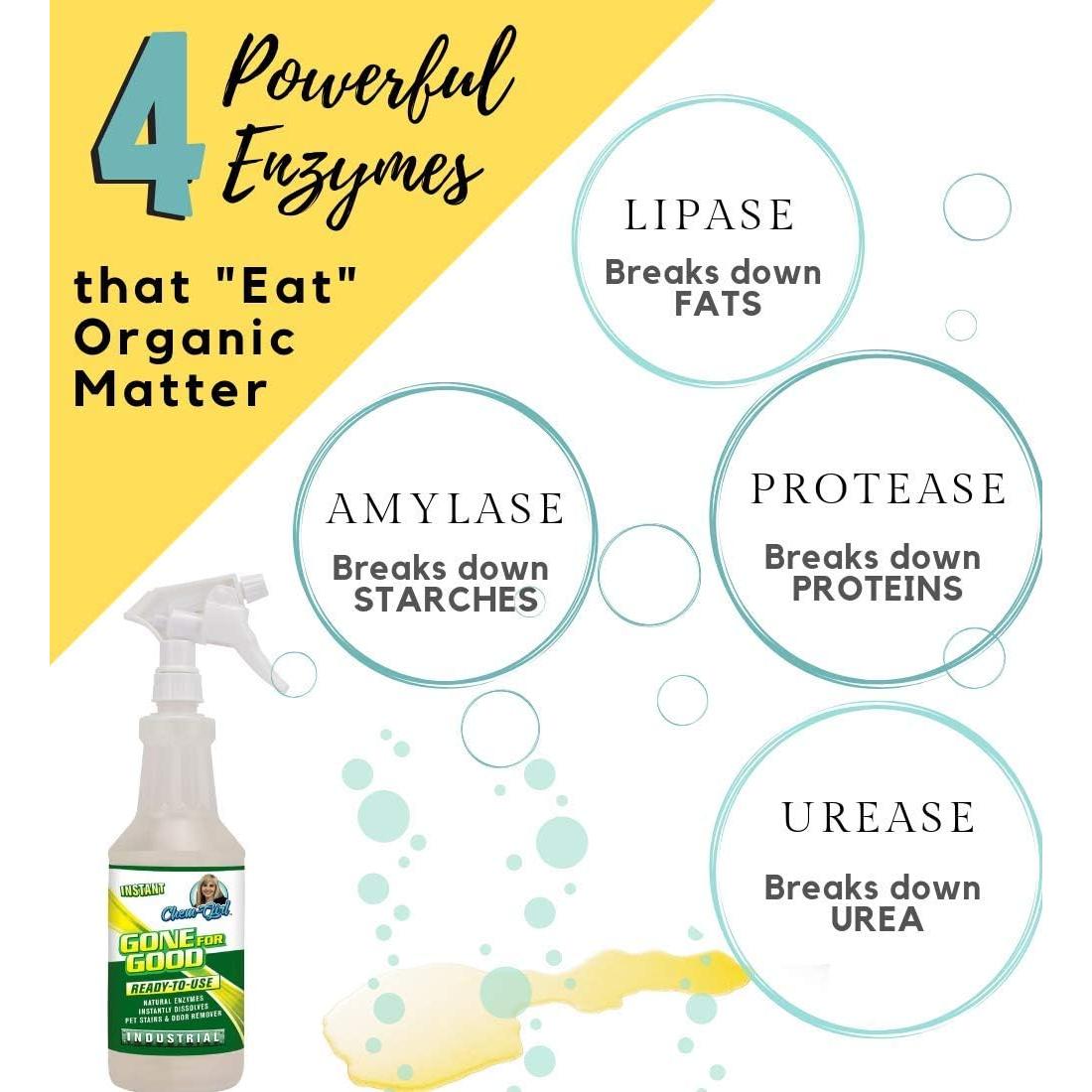 Gone For Good - Removedor Enzimático de Manchas y Olores 3.78L