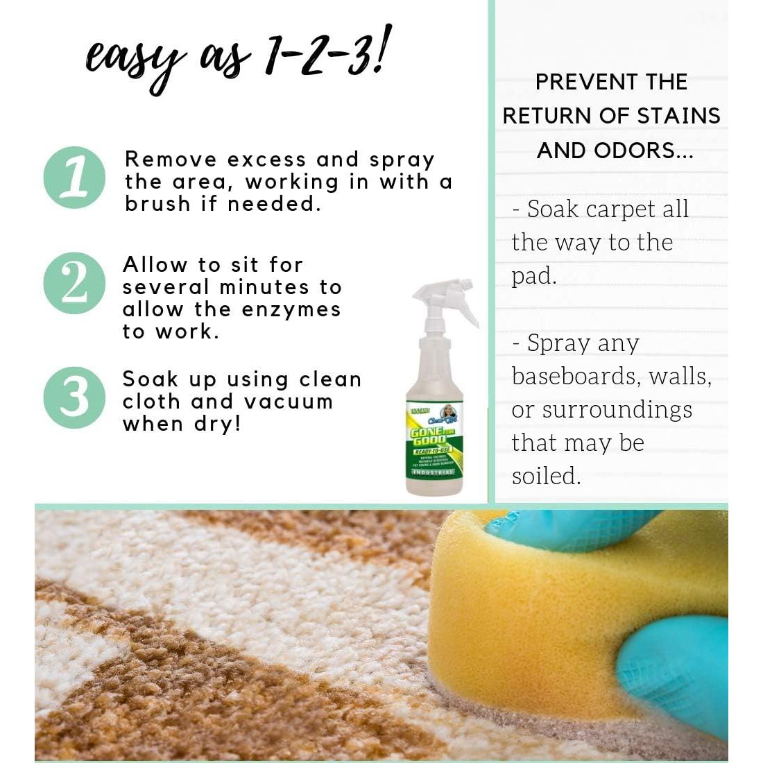 Gone For Good - Removedor Enzimático de Manchas y Olores 3.78L