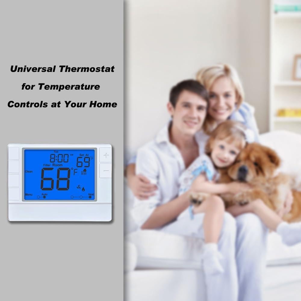 Termostato Programable Coiiwsei RTH725-Blue 24V Digital