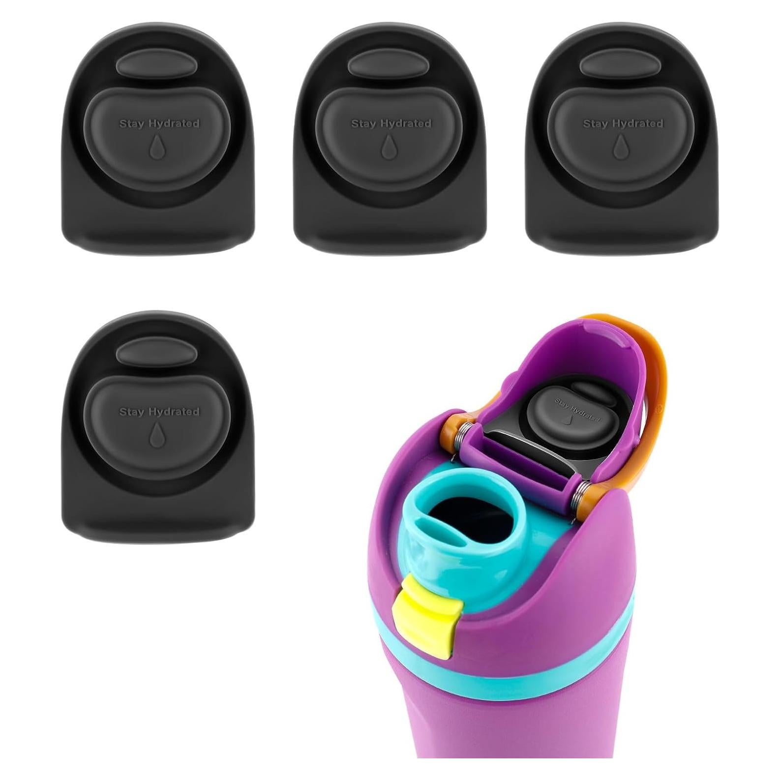 4 Tapones de Silicona Gosknor para Botellas Owala FreeSip