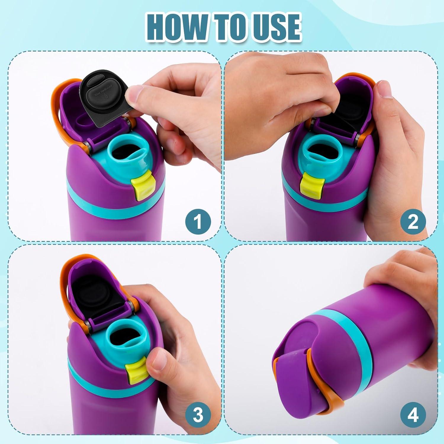 4 Tapones de Silicona Gosknor para Botellas Owala FreeSip