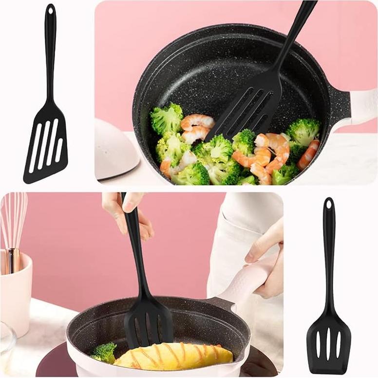 Juego de Espátulas de Silicona Armrouns 2PCS Resistente al Calor