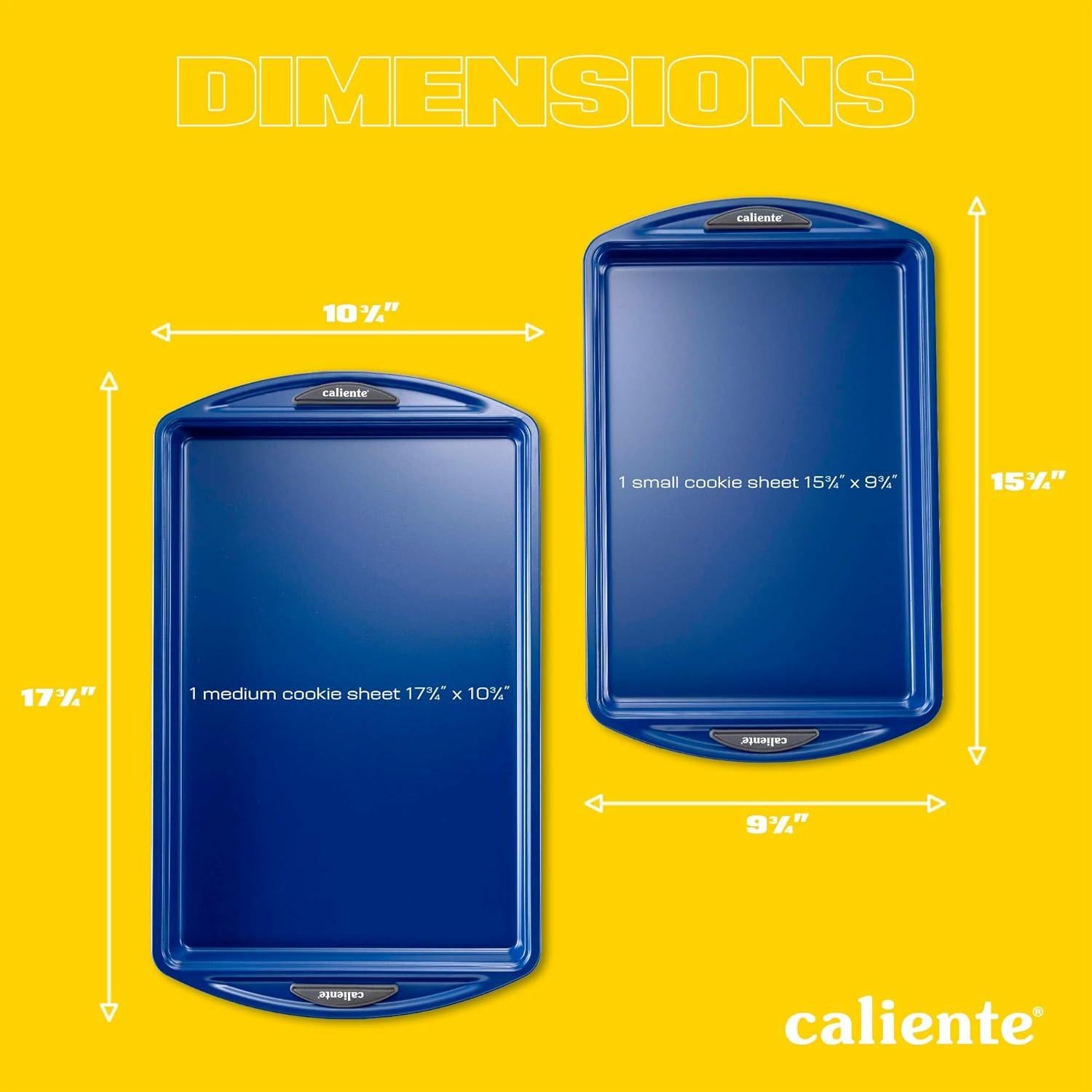 Juego de Bandejas para Hornear Antiadherentes Caliente 2 Piezas