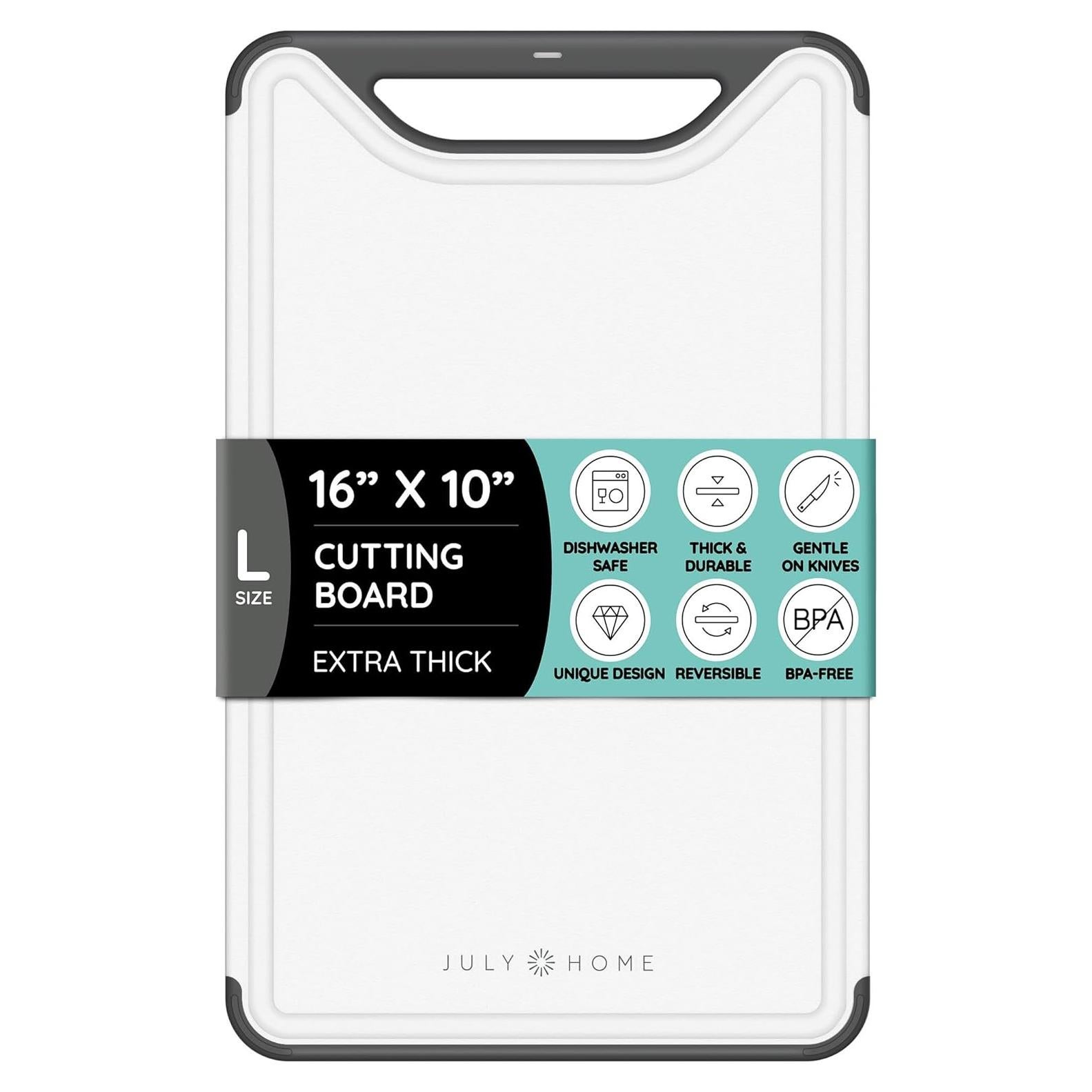 Tabla de Cortar de Plástico July Home 40.6x25.4cm Antideslizante