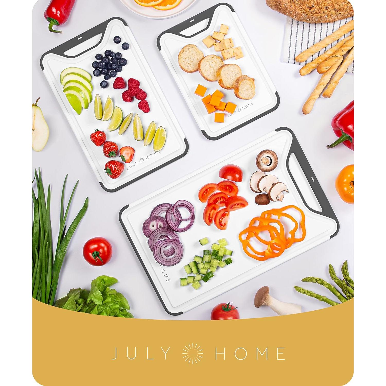 Tabla de Cortar de Plástico July Home 40.6x25.4cm Antideslizante