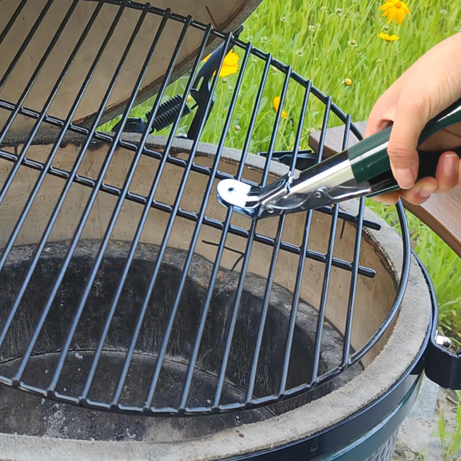 Elevador de Parrilla KAMaster Acero Inoxidable Verde 196g