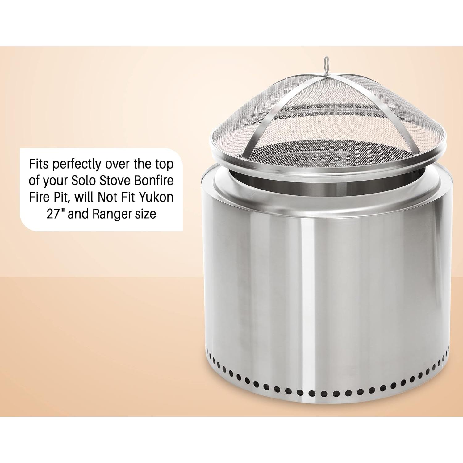 Cubierta de Chispas COSPARX para Fogata Bonfire Acero Inoxidable
