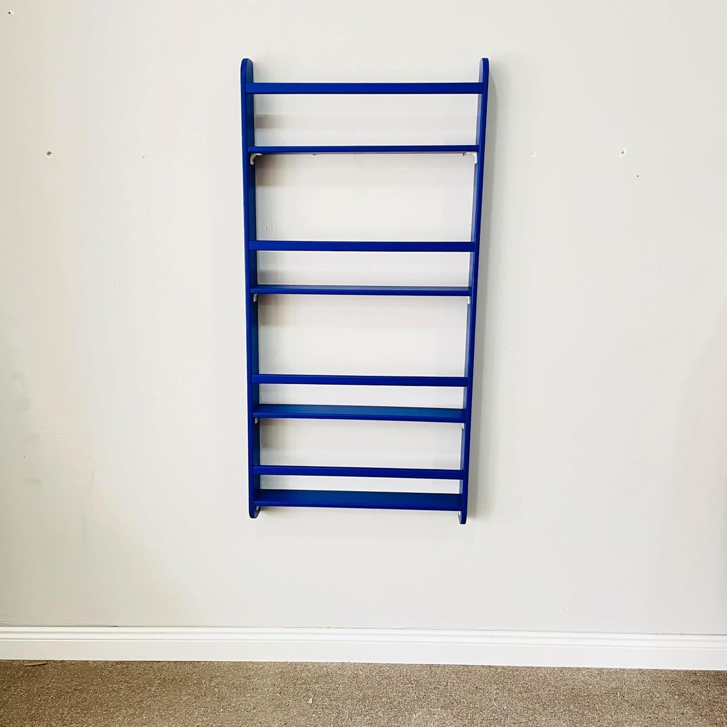 Estantería Montessori de Madera de Pino Azul 4 Niveles 121.9cm