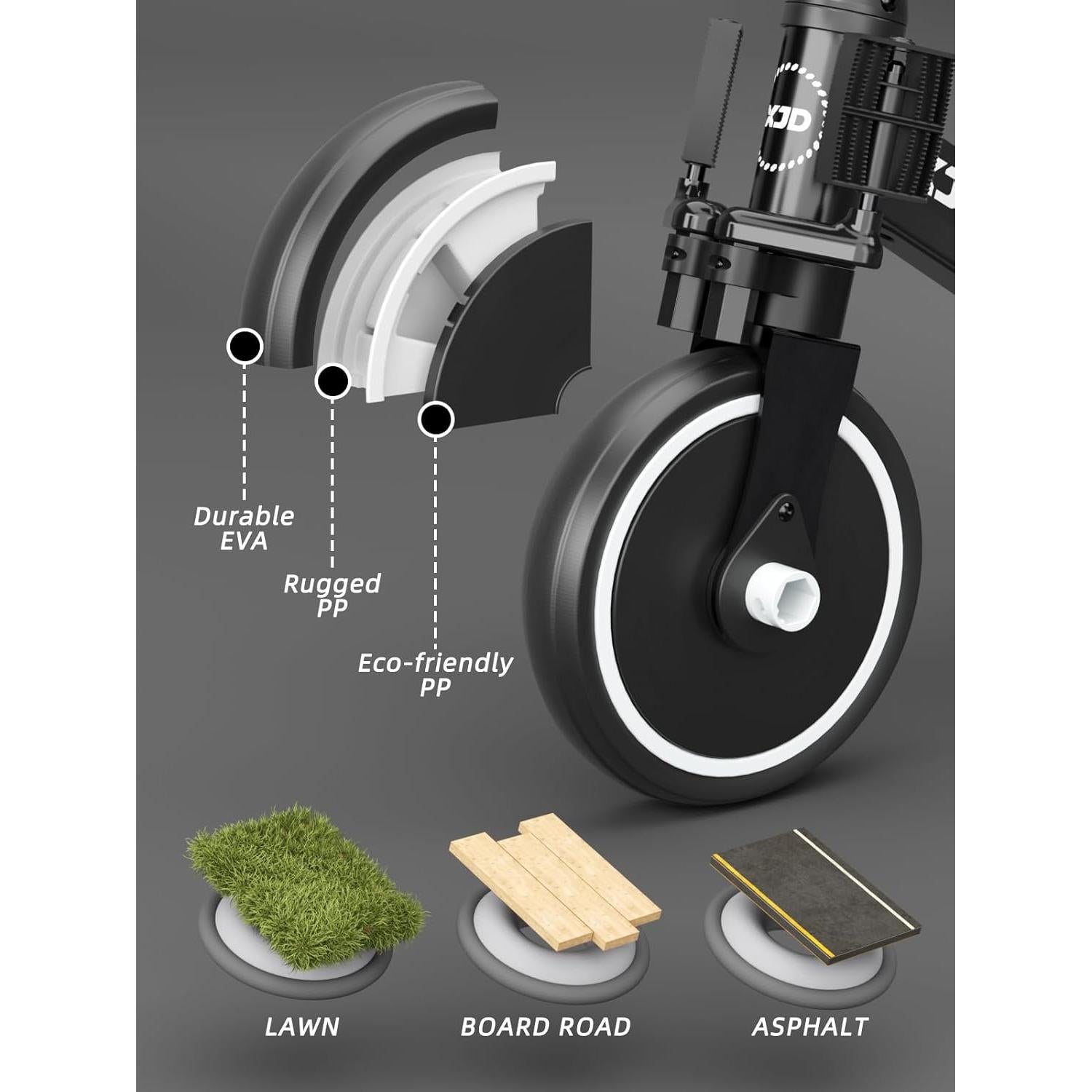 Triciclo para Niños XJD KF-T02 Ajustable 1-3 Años