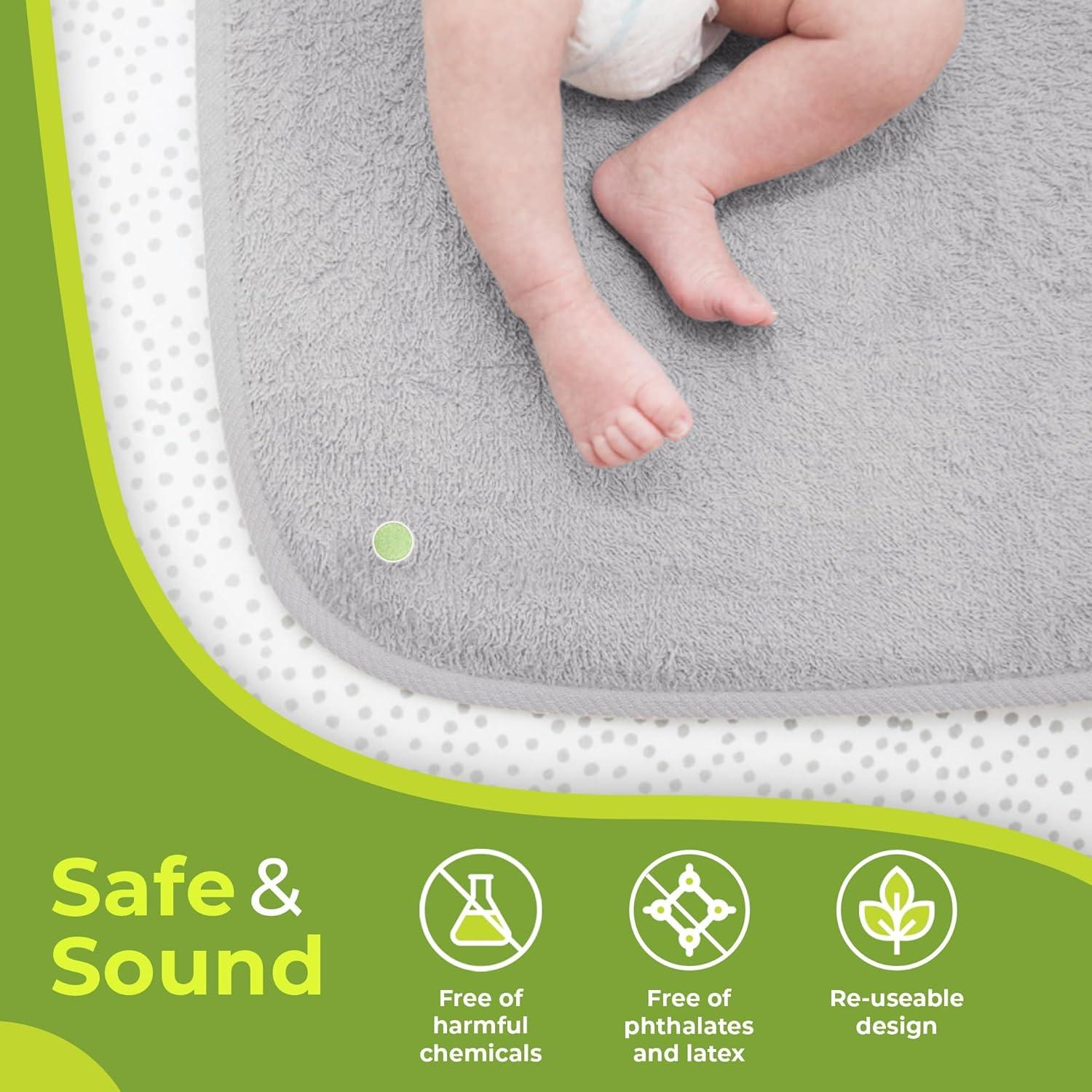 Almohadilla Reutilizable PeapodMats 1.5x1.5m Impermeable Gris