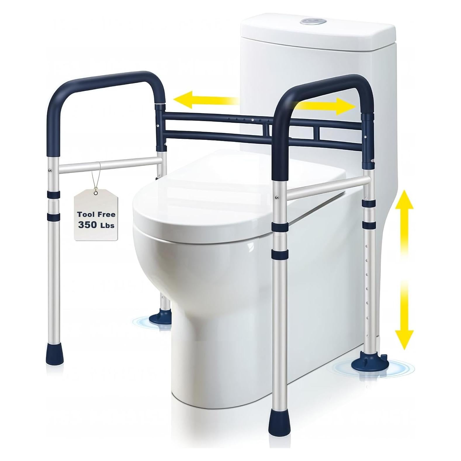 Barandillas de Seguridad para Inodoro Coelineao Azul Lago