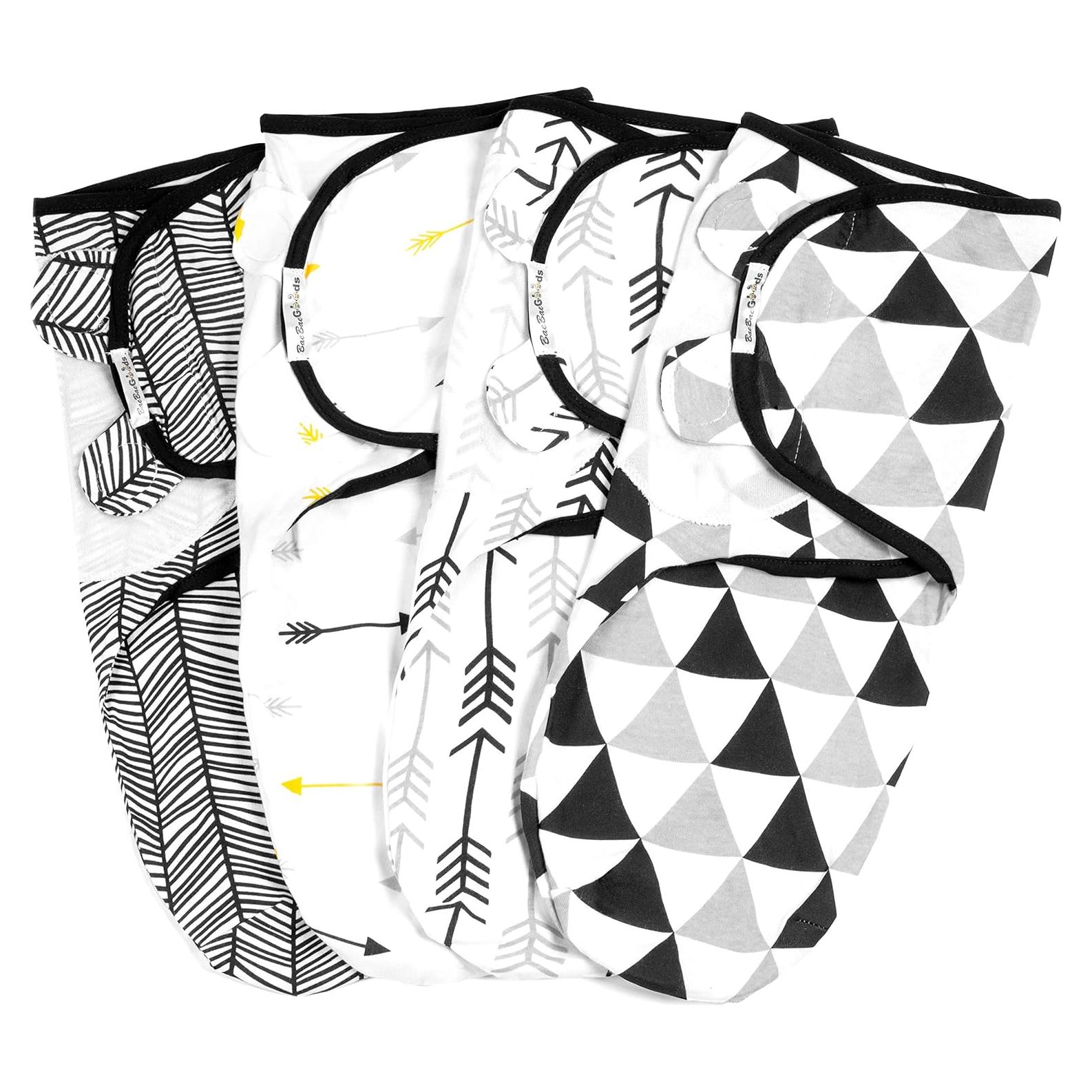 Mantas de Envolver BaeBae Goods 100% Algodón 4 Unidades