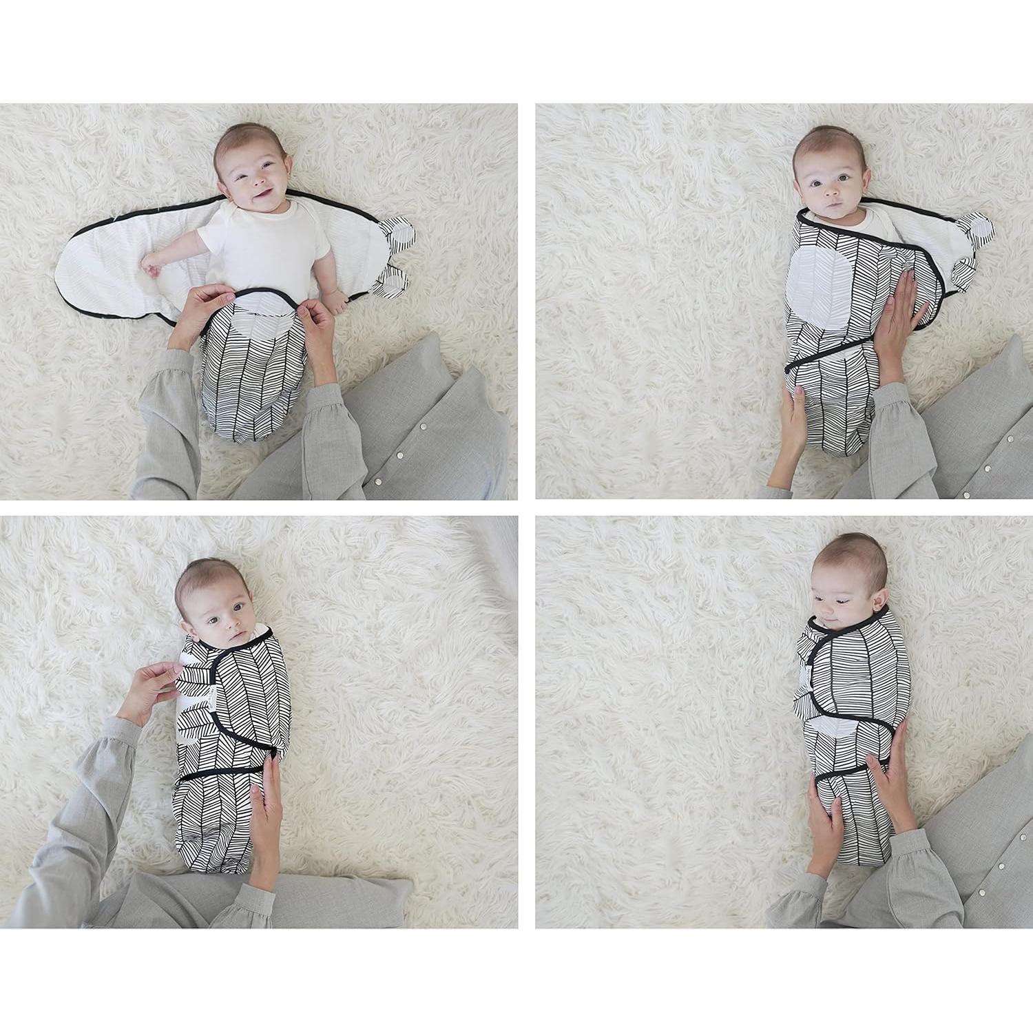 Mantas de Envolver BaeBae Goods 100% Algodón 4 Unidades