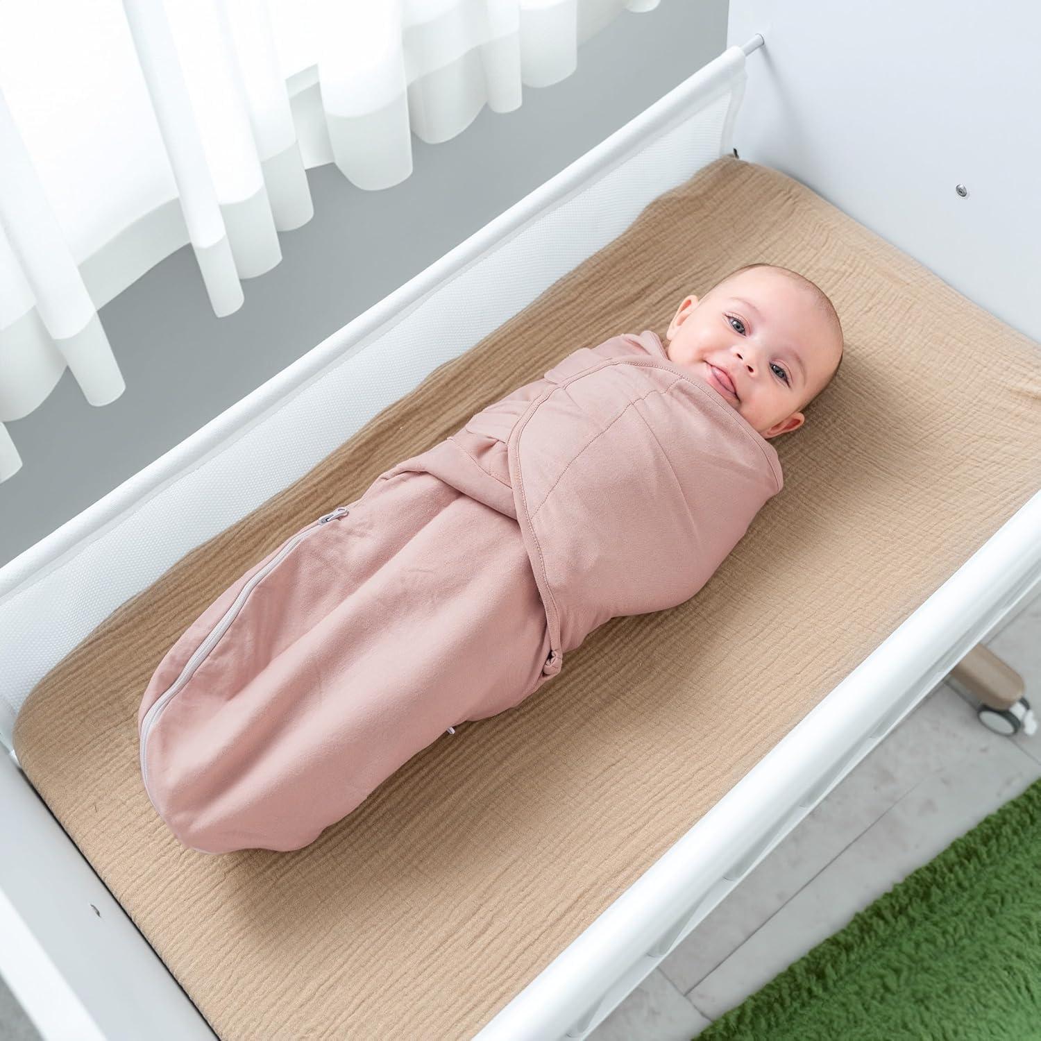 Manta de Envoltura Comfy Cubs 3 Piezas Algodón 0-3 Meses