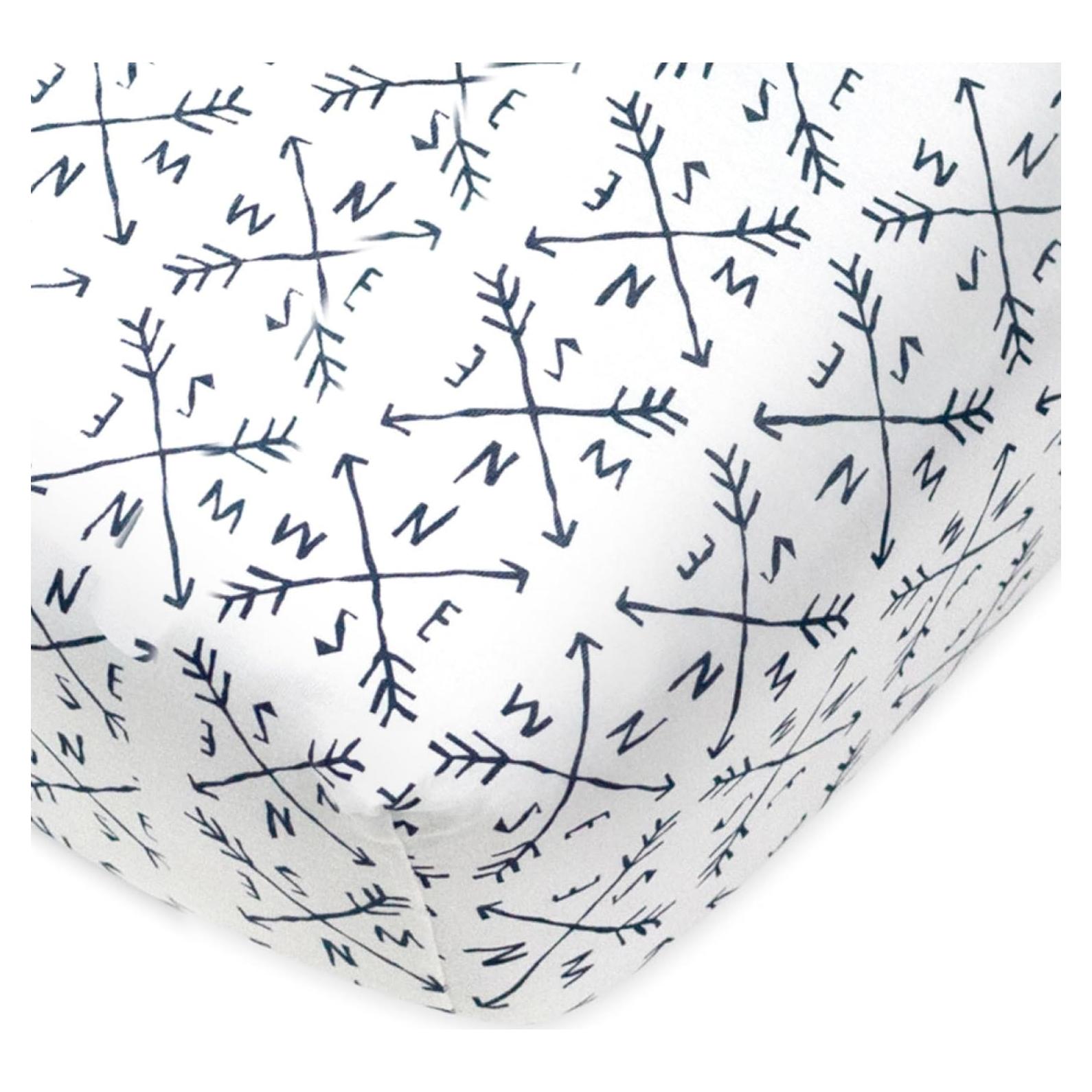 Juego de Sábanas Ajustadas para Cuna HonestBaby 100% Algodón Orgánico Rosa Claro