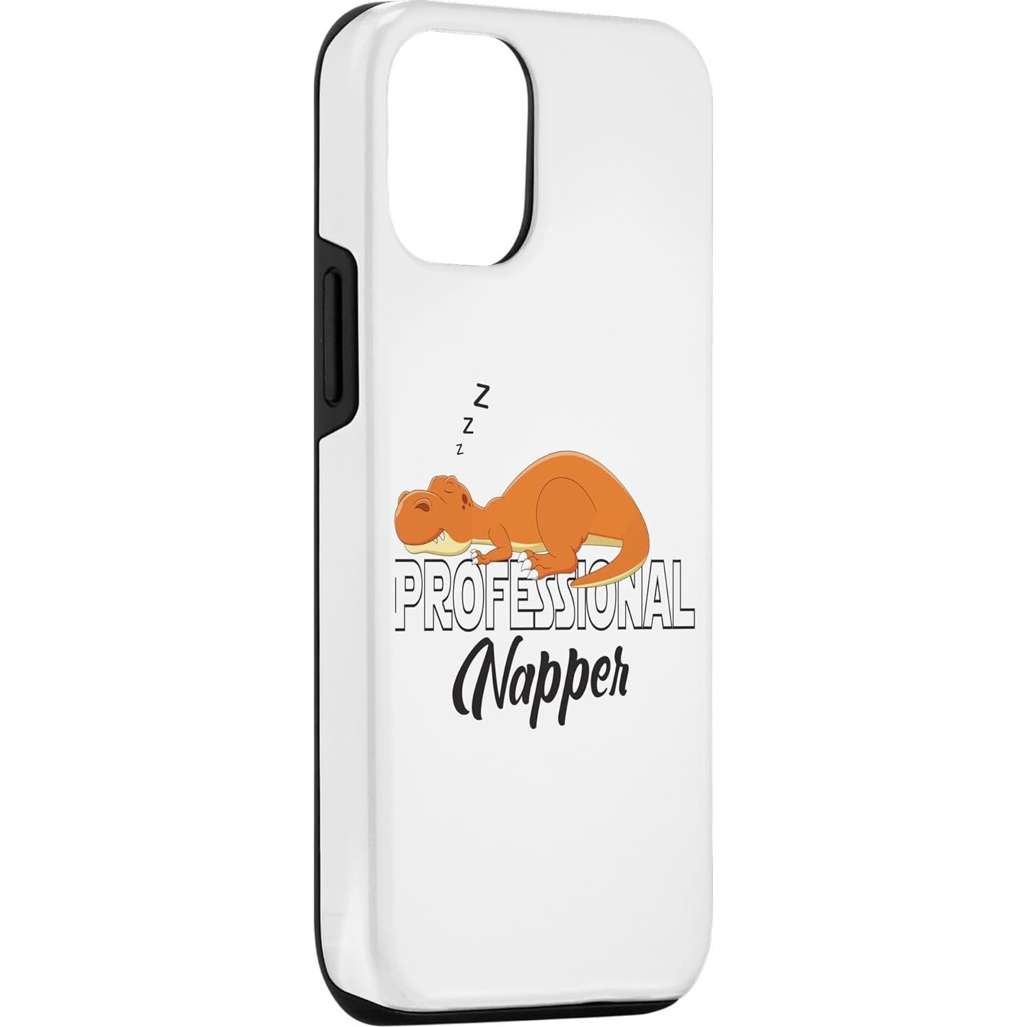 Funda Protectora iPhone 15 Napper Profesional Dinosaurio