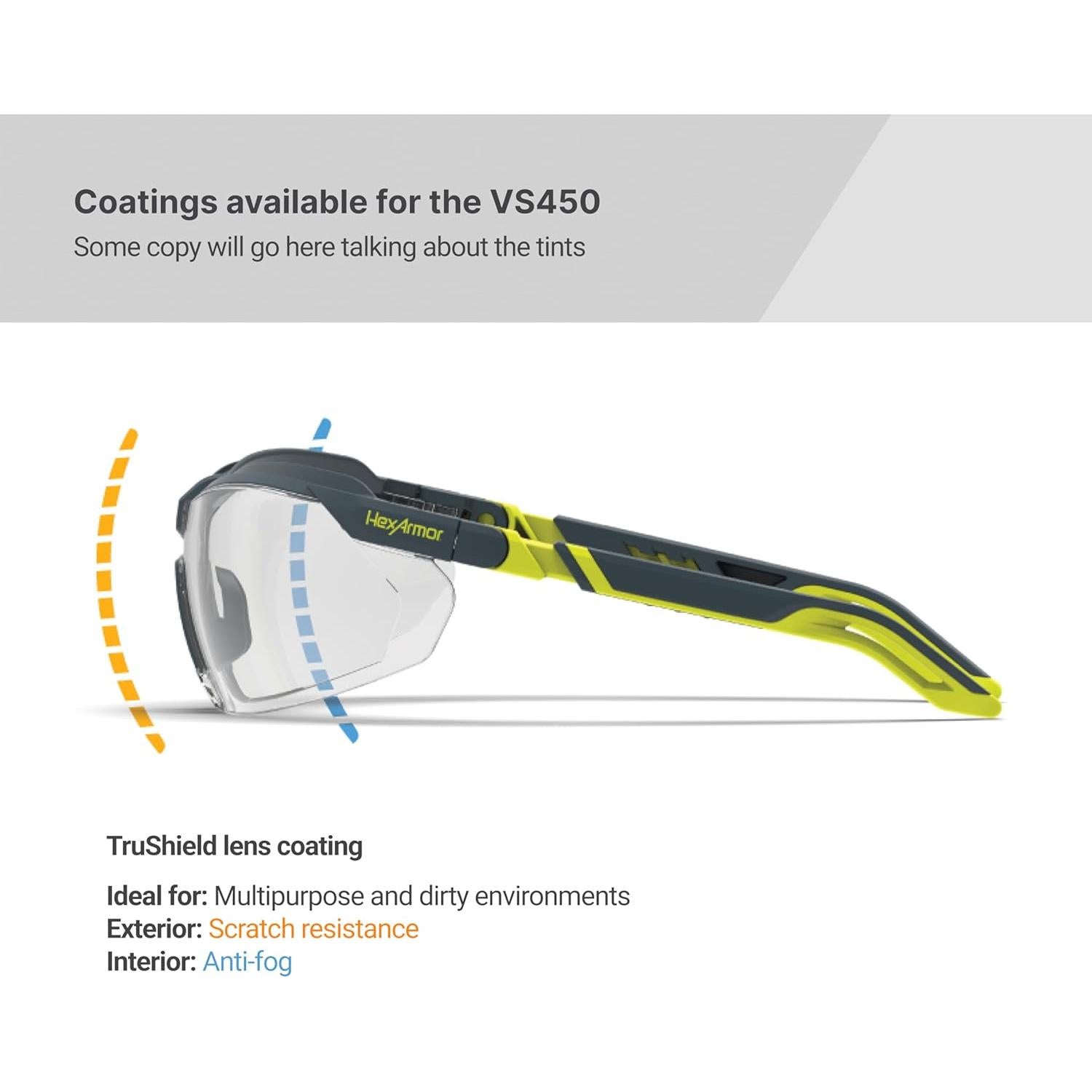 Gafas de Seguridad HexArmor VS450 Transparente UV