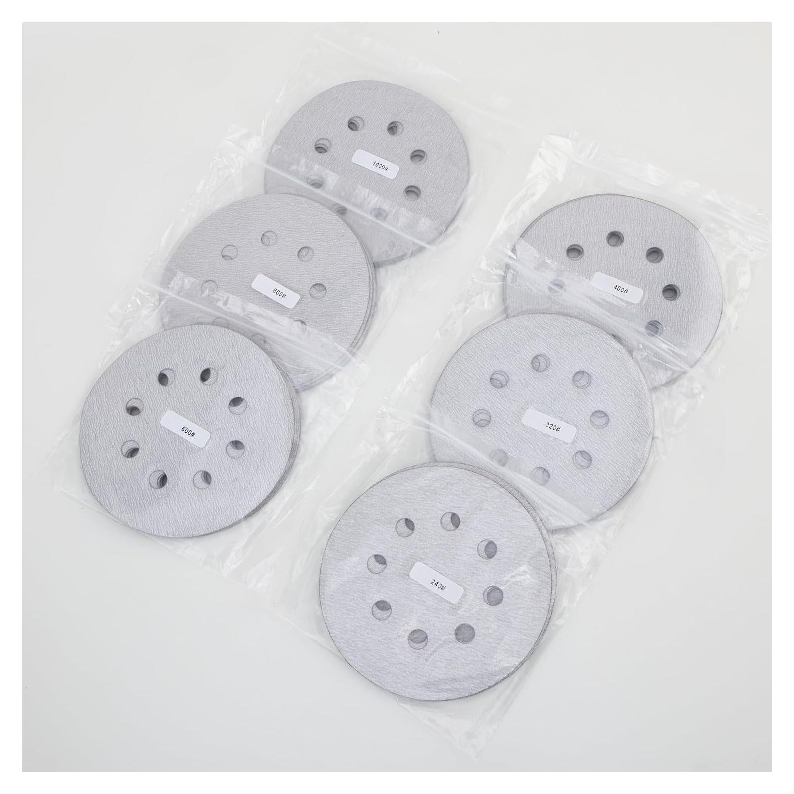 Discos de Lijado 5" JOVANT 30 Piezas 8 Agujeros Universal