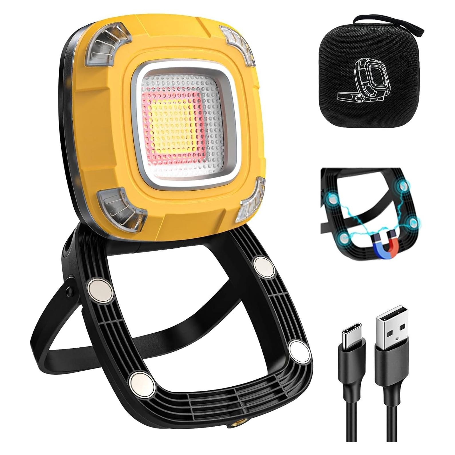 Luz de Trabajo Recargable 2000LM StoneBrook 6000mAh IPX5