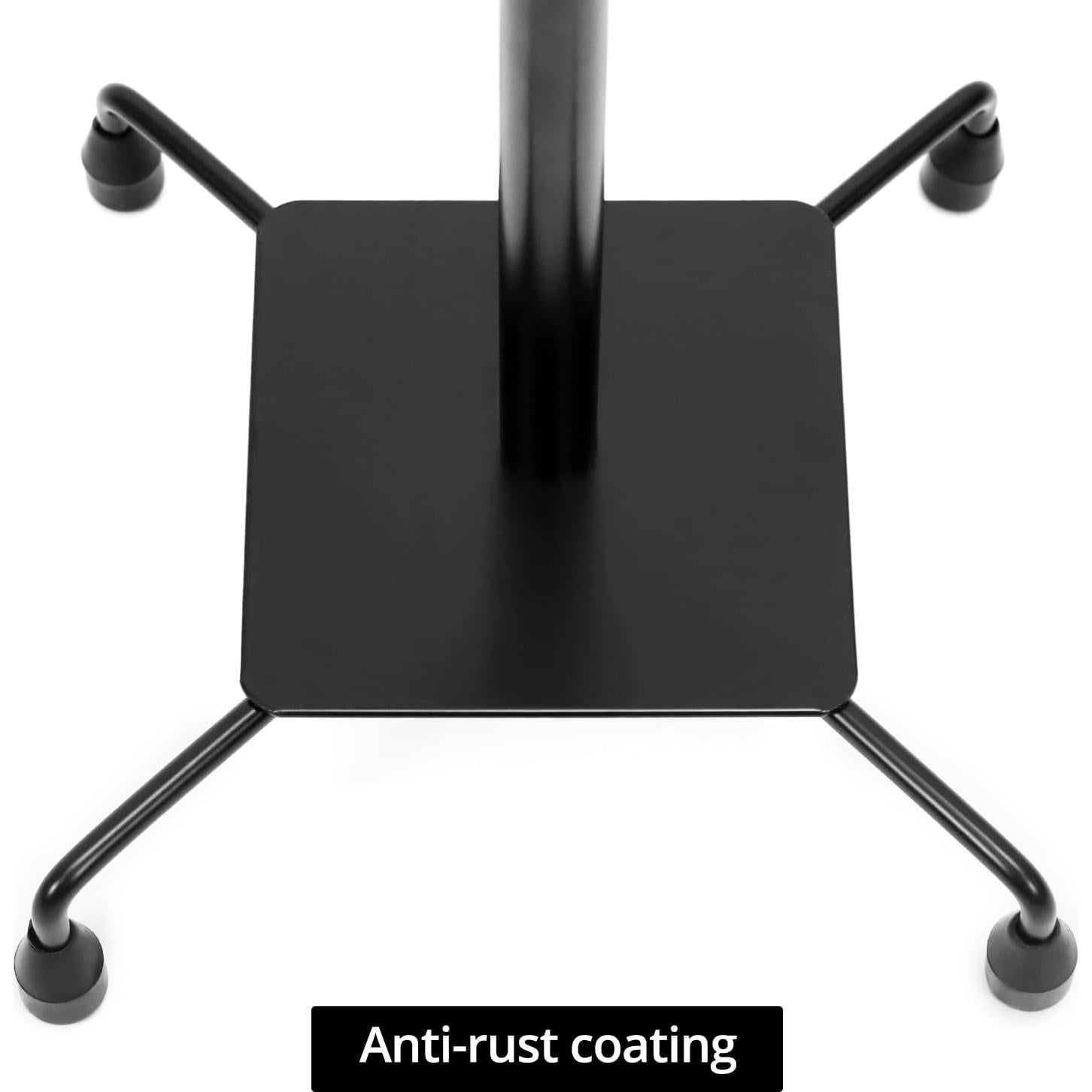 Soporte de Exhibición de Joyería QWORK Rotativo 2 Paquete Negro