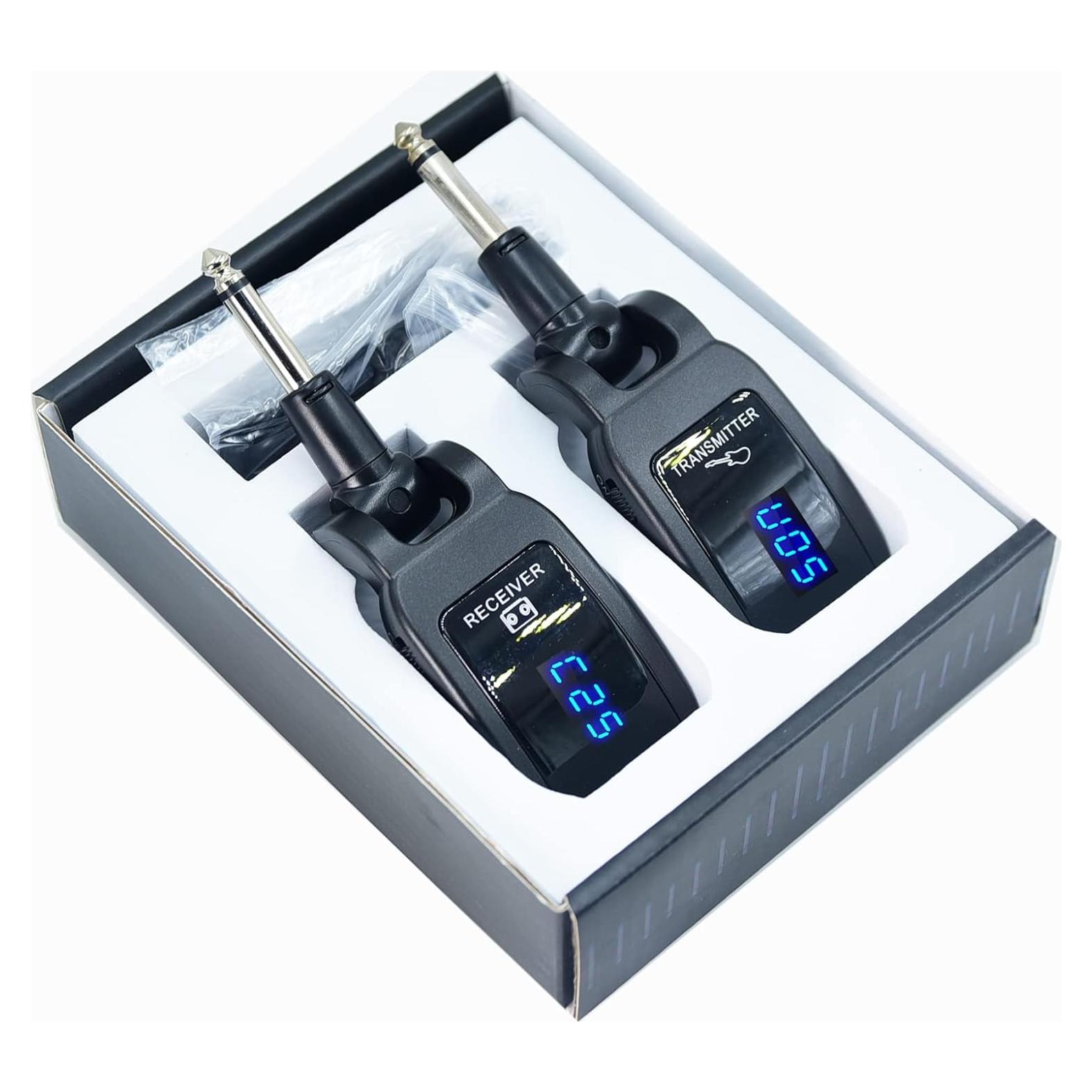 Micrófono Inalámbrico Arklove 1/4" UHF para Guitarra Negro