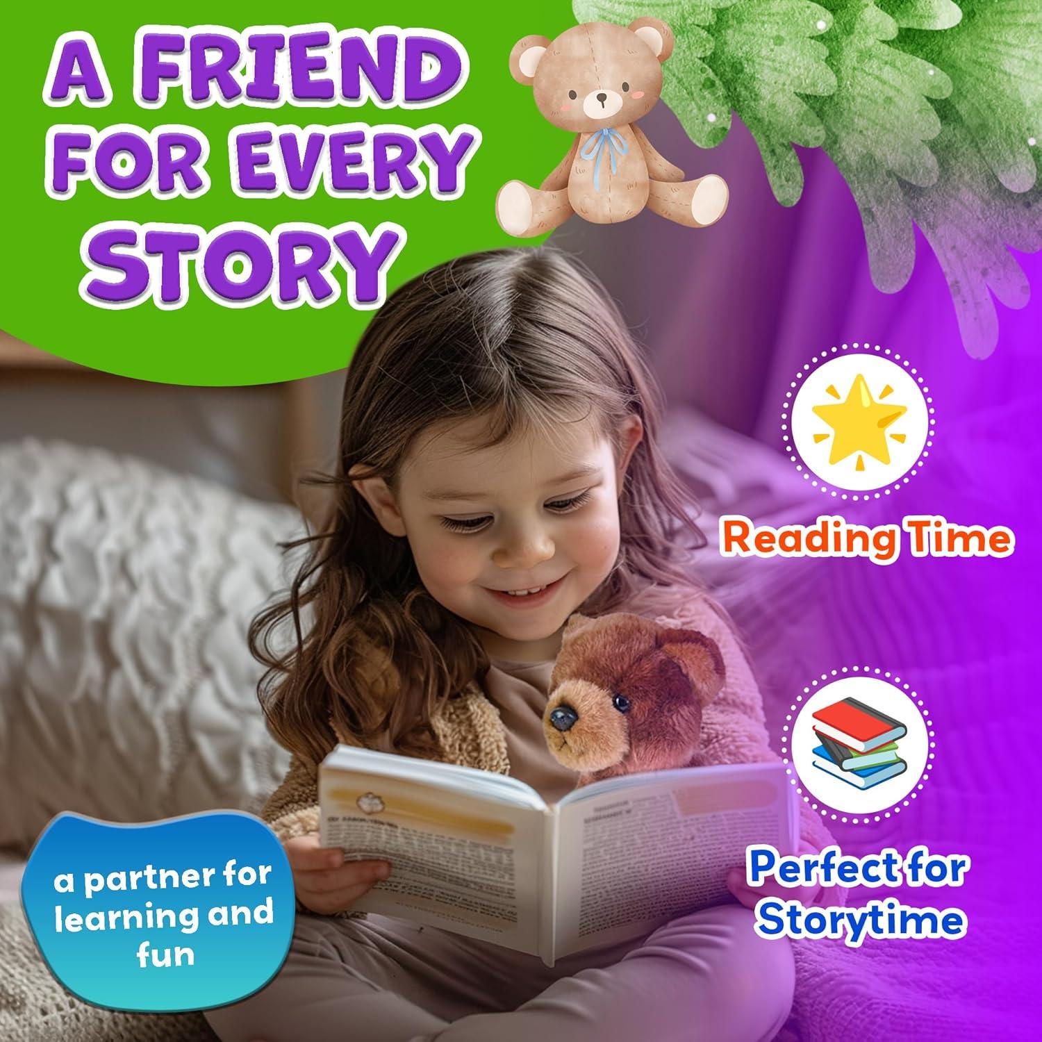 Animal de Peluche RINCO Oso Marrón 17.8 cm Suave