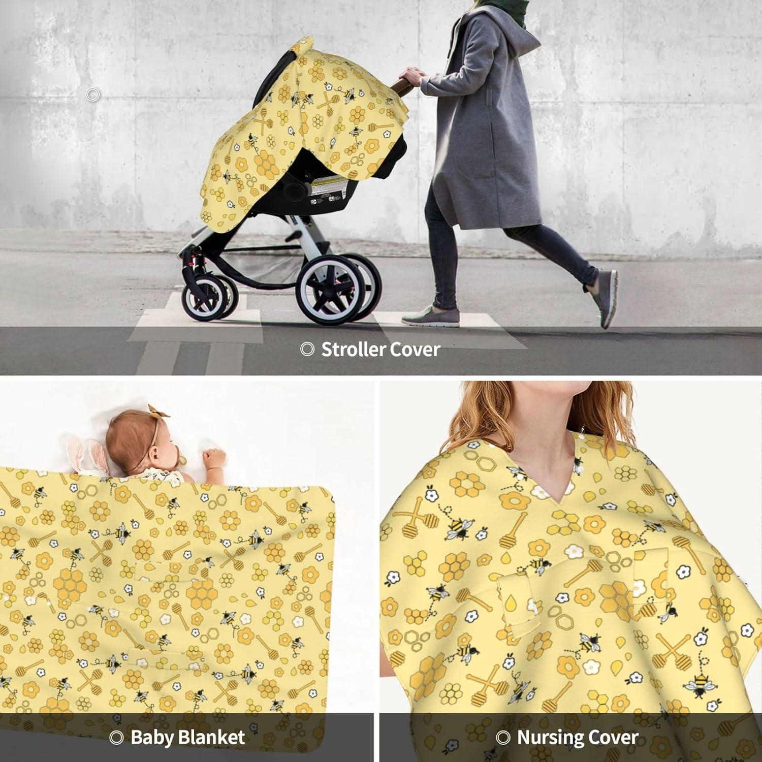 Cubierta de Capota Bee Baby 100x70cm para Asiento de Coche