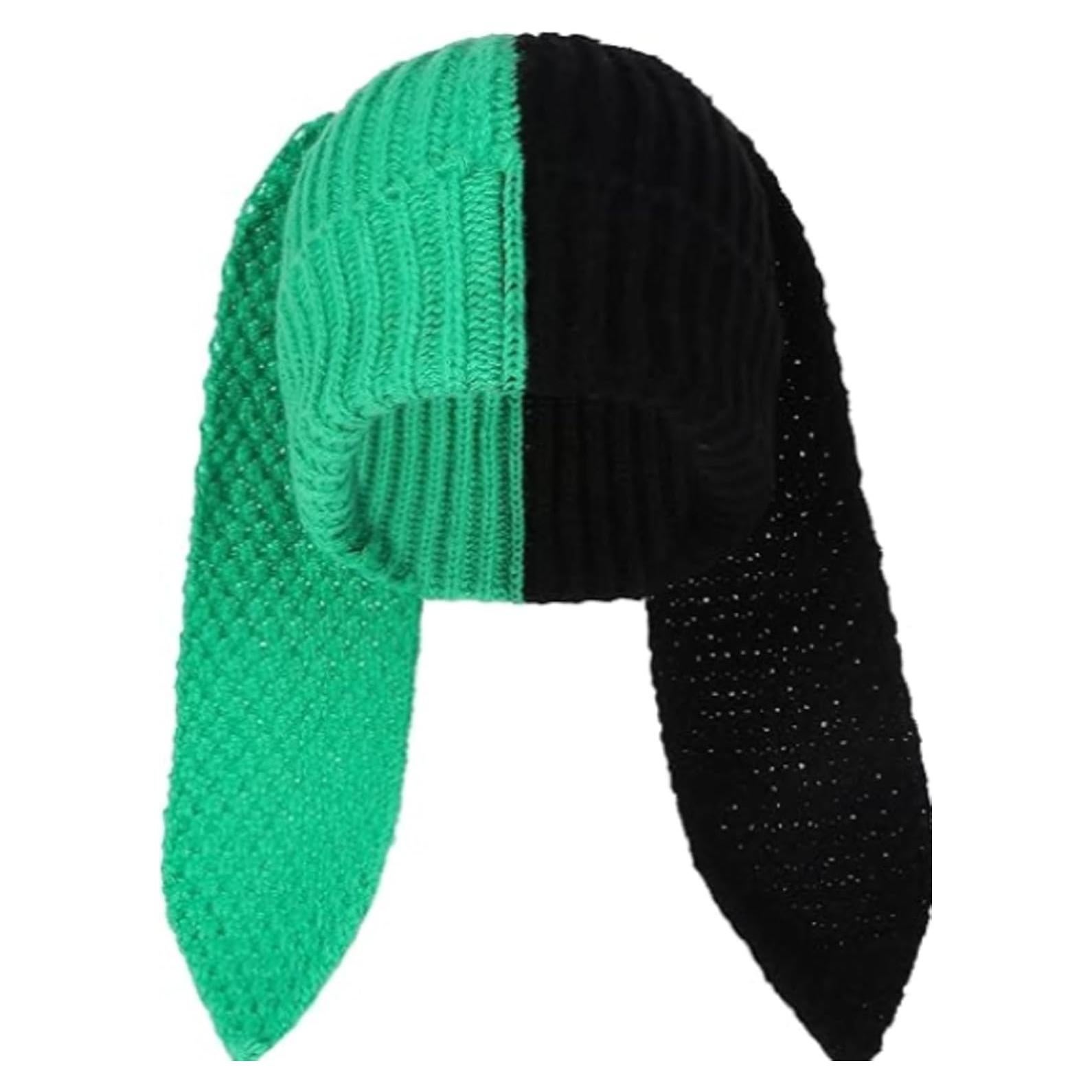 Gorro de invierno YEKEYI con orejas de conejo para mujer