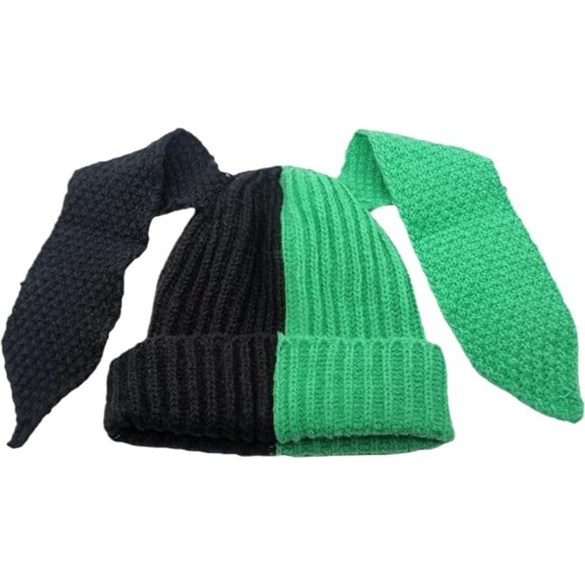 Gorro de invierno YEKEYI con orejas de conejo para mujer