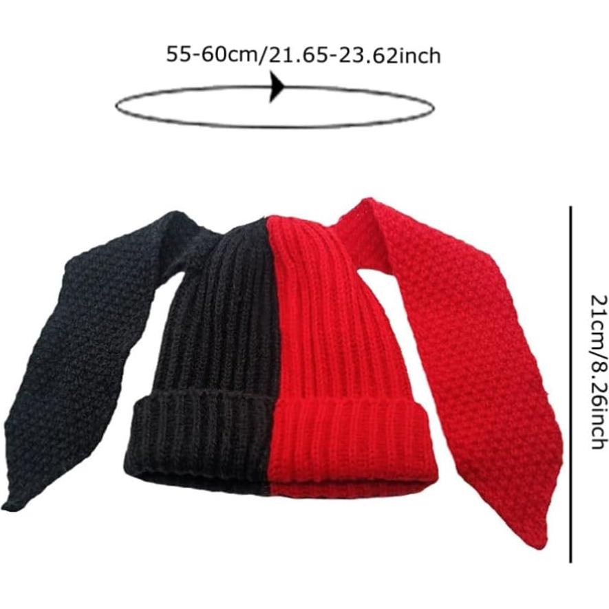 Gorro de invierno YEKEYI con orejas de conejo para mujer