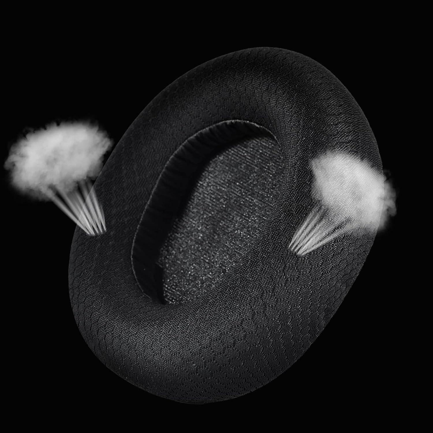 Almohadillas de Reemplazo Defean para Auriculares Steelseries Arctis Nova Pro Inalámbricos - Tela Negra