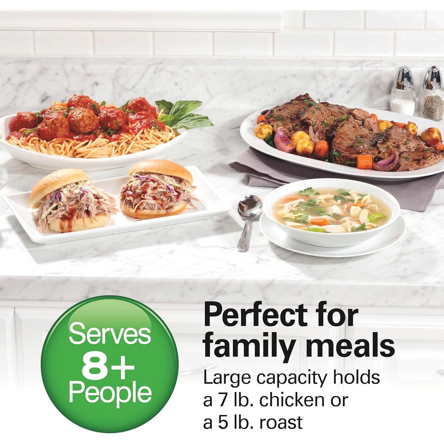 Cocedor Lento Programable Hamilton Beach 7 Cuartos Negro