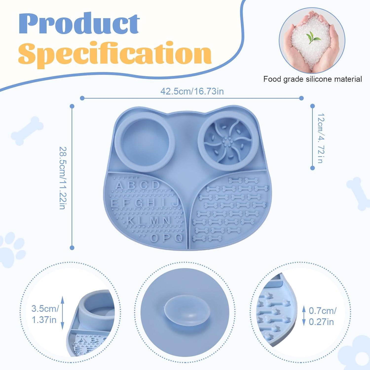 Alfombrilla de Silicona Antideslizante Star&Mi 17cm Azul